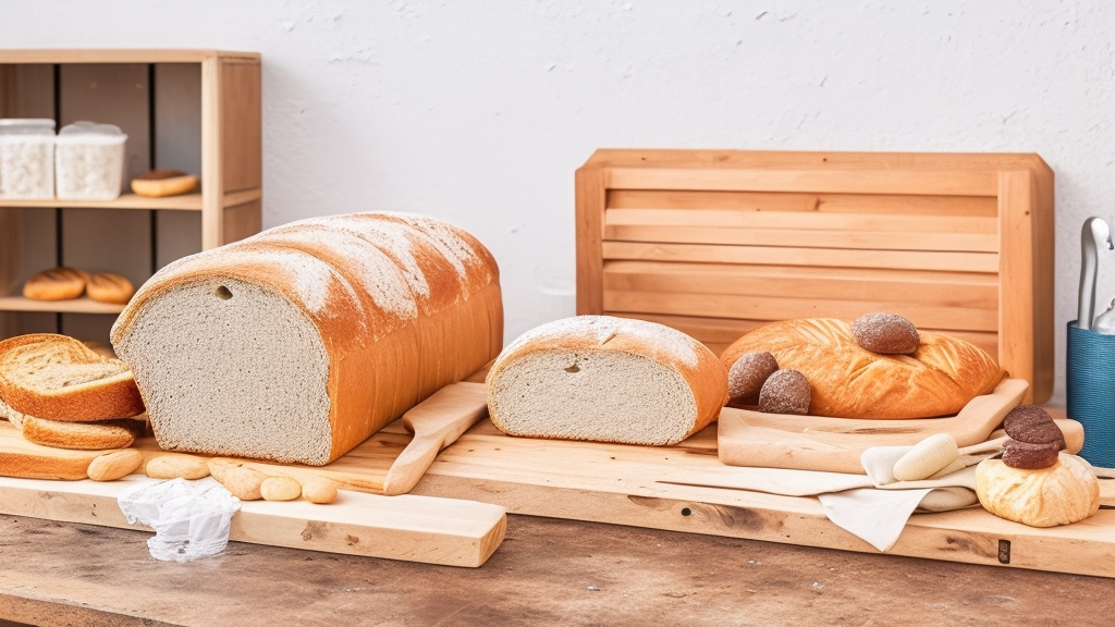 Kézműves kenyér tárolás frissen sült kenyér hűlni drótrácsón kenyéres doboz szeletelt kenyér fagyasztó zacskókban